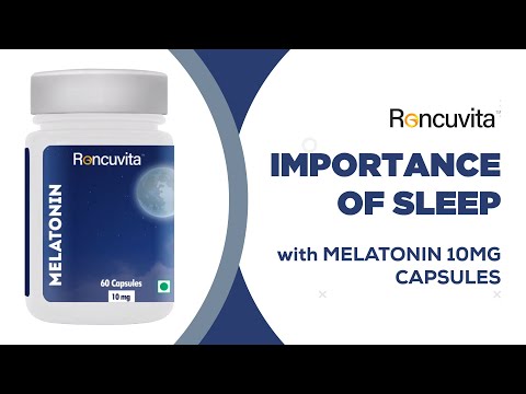 Nutritional Supplements - Roncuvita Melatonin 10mg for Healthy Sleep Cycle  60 Veg Capsules Wholesaler from Gurgaon