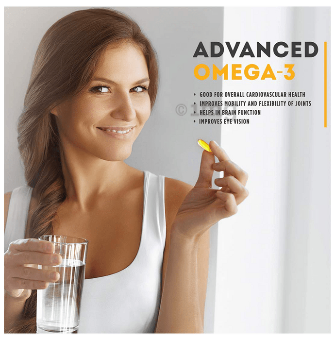 Roncuvita Advanced Omega 3 Softgel: Buy bottle of 60 soft gelatin capsules  at best price in India | 1mg