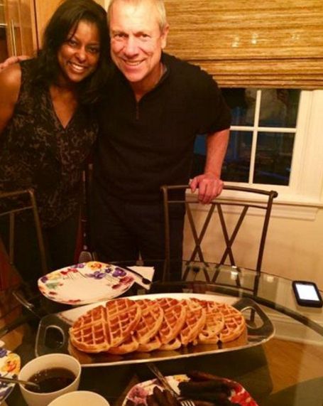 Lori Stokes with her ex-husband, Brian Thompson