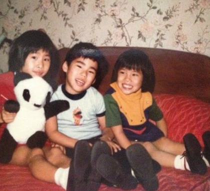 Lucy Liu's childhood photos with her siblings