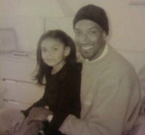 Sierra Pippen with her father, Scottie Pippen