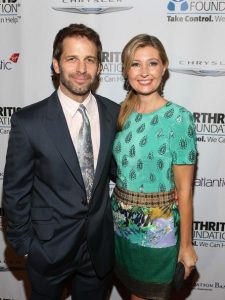 Zack Snyder with his wife, Deborah Snyder
